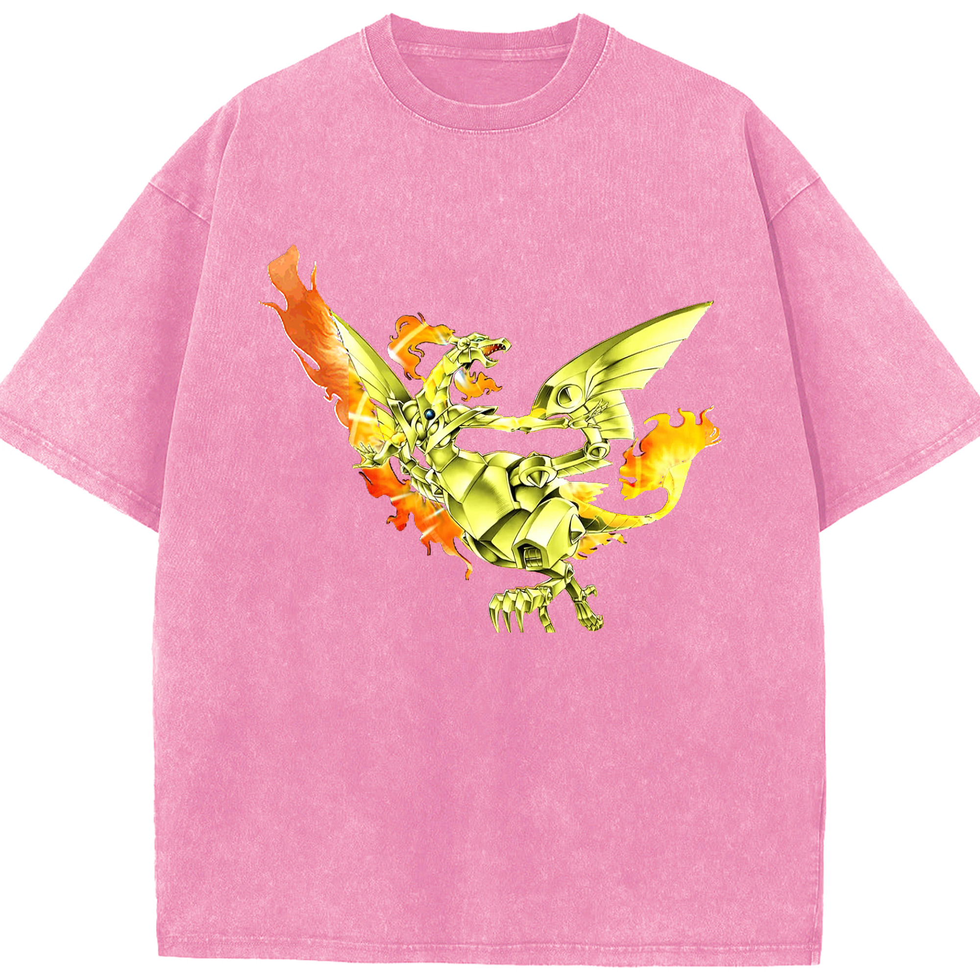 （画像用） 遊☆戯☆王 Yu-Gi-Oh! 綿100% ヴィンテージ風 半袖Tシャツ（フロントプリント）